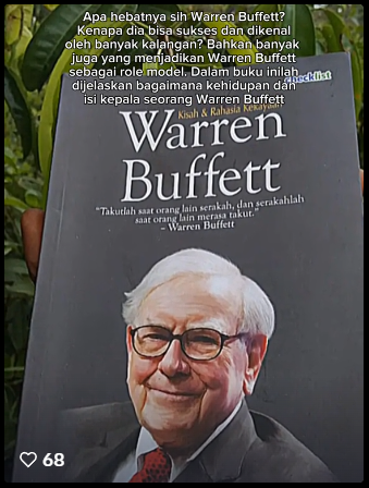 4 Tips Hook Buku Kisah dan Rahasia Kekayaan Warren Buffet