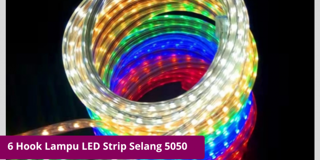 Hook Lampu LED Strip Selang 5050