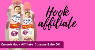 Contoh Hook Affiliate Cussons Baby Oil