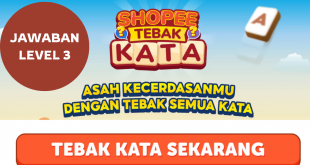 Kunci Jawaban Tebak Kata Shopee Level 3