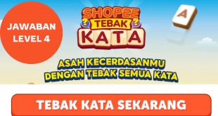 Kunci Jawaban Tebak Kata Shopee Level 4