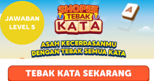 Kunci Jawaban Tebak Kata Shopee Level 5