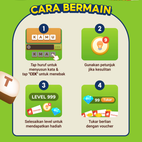 cara bermain tebak kata shopee